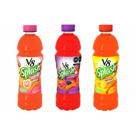 Assortment of V8 Splash Juices